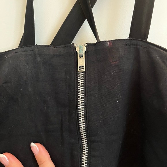 Beaded black festival crop top - Picture 3 of 4